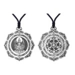 990 Silver Thousand-Handed Guanyin Guardian Pendant - Rat Zodiac Birth Buddha